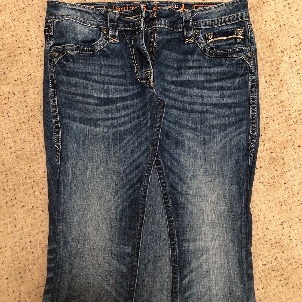 Rock revival jean skirt size 29